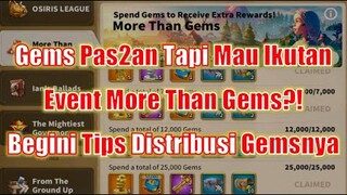 Gems Pas2an Tapi Pengen Ikut More Than Gems? Begini Tips dan Trik nya! Rise of Kingdoms Indonesia
