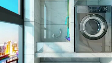 ตรวจสอบวิดีโอดังบนโลกออนไลน์: ยกเครื่องซักผ้าขึ้นบนระเบียง