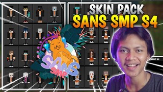 SKIN PACK MINECRAFT SANS SMP S4 TERBARU !!! LENGKAPPPPPPS