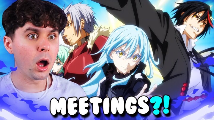 MEETINGS ARE BACK RAAAH I Got Reincarnated as a Slime Season 3 Episode 11 REACTION!