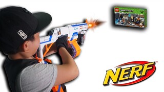 NTN - Thử Thách Bắn Súng NERF Nhận Quà (Shooting nerf guns to recive gift challenge)