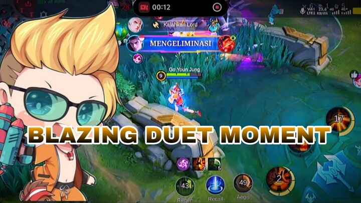BLAZING DUET MOMENT