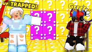 พวกเขาขังฉันไว้ในห้องที่เป็นไปไม่ได้ ฉันก็เลยแก้แค้น (ROBLOX BEDWARS)