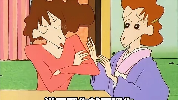 Tante besar Shin-chan ternyata sama suka membuat onar seperti Shin-chan