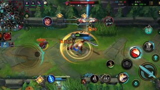 lol mobile - tốc chiến garen cày nát đội hình bạn