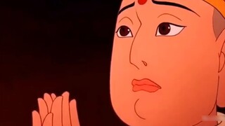 "Con khỉ vàng giơ cây gậy ngàn cân lên, bầu trời quang đãng, bụi bặm biến mất!"