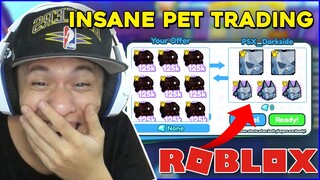 TRADING MY RARE PETS INTO HUGE PETS sa ROBLOX PET SIMULATOR X