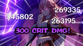 300 CRIT DMG! C6 YAE MIKO Showcase!  | Yae Miko Nuke DMG | Genshin Impact