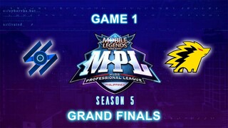 MPL Philippines Season 5 Grand Finals Sunsparks vs Onic PH GAME 1