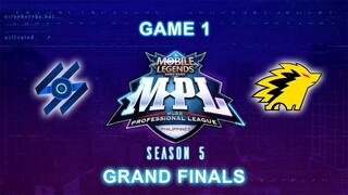 MPL Philippines Season 5 Grand Finals Sunsparks vs Onic PH GAME 1