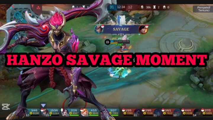 HANZO SAVAGE MOMENT DAMAGE GK NGOTAK