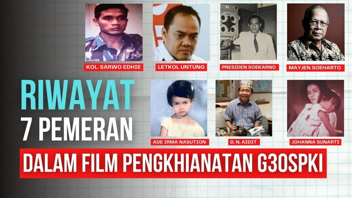 JARANG TERDENGAR, BEGINILAH KABAR PARA PEMERAN FILM G30SPKI SEKARANG!!