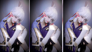Genshin Impact cos Kannari Ayaka, menurutmu siapa yang lebih baik?