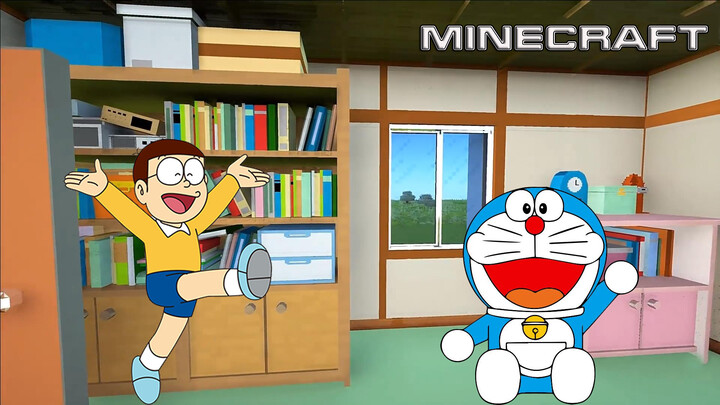[Minecraft] Rumah Nobita yang kudirikan di Minecraft menghabiskan 120 jam