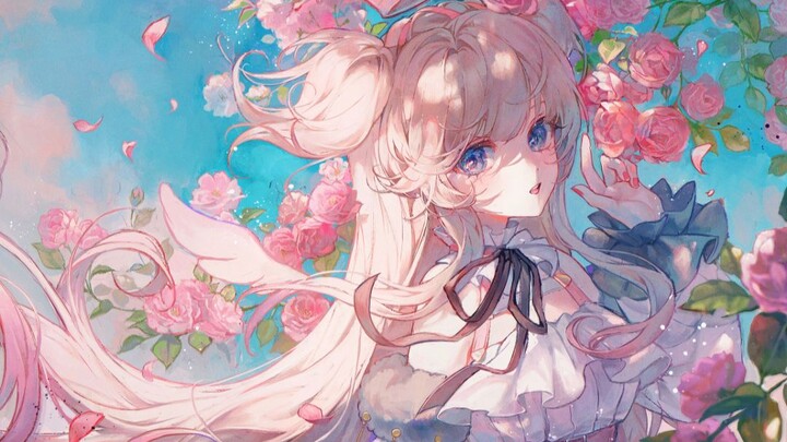 [Karya Artis] Ilustrator Cina Matchach, ilustrator girly dengan tekstur unik.