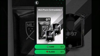 MLS 15K GEMS PACK 💎 #fcmobile #fifamobile #shorts