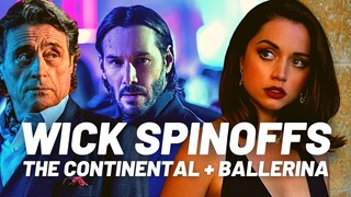 JOHN WICK Spinoffs: Siri THE CONTINENTAL Dan Filem BALLERINA