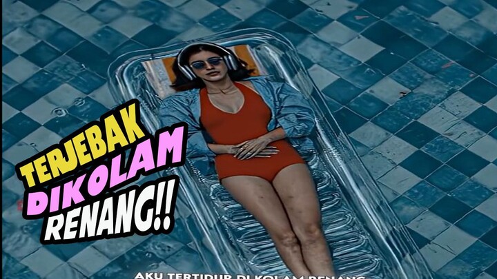 Terjebak di kolam renang