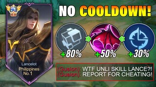 WHEN TOP SUPREME LANCELOT ABUSE THIS NEW COOLDOWN BUILD IN SOLO RANK!! (you should try this!)