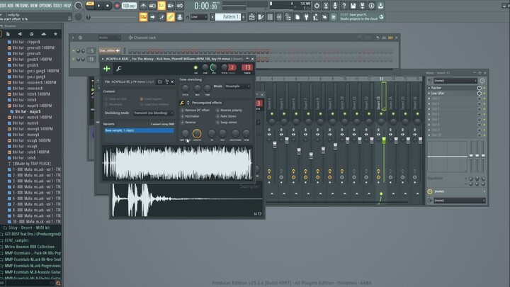 在 FL Studio 中进行混音