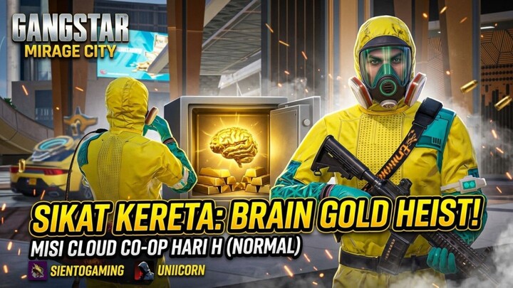 PERAMPOKAN KERETA EMAS! 💰 Misi Sikat Kereta Hari-H (Normal) - Gangstar Mirage City