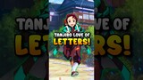 Why Does TANJIRO Love To Write Letters? #shorts #tanjiro #demonslayer