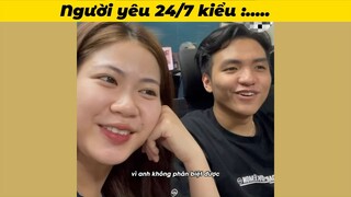 Người iu 24/7 là trải nghiệm j #haihuoc #funny