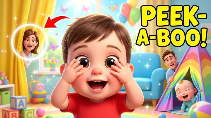 Peek-a-Boo! 🙈 Where Are You? | Fun Baby Song for Kids | Nursery Rhymes & Toddler Songs