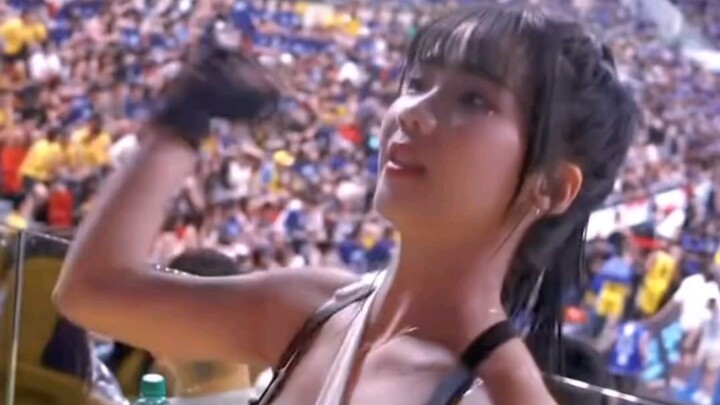 The weather is so cold. This kind of weather is best for dancing to warm up the body.