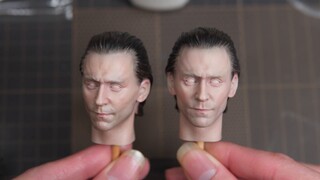 【Lukisan Nenek】1/6 Lukisan Patung Kepala Loki Berbagi
