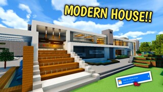 KEREN NIH RUMAH!! DESAIN MODERN NYA BIKIN NGILER!! - Map Showcase Minecraft #194