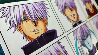Bạn sẽ vẽ Gojo Satoru như thế nào khi sử dụng 9 phong cách anime?