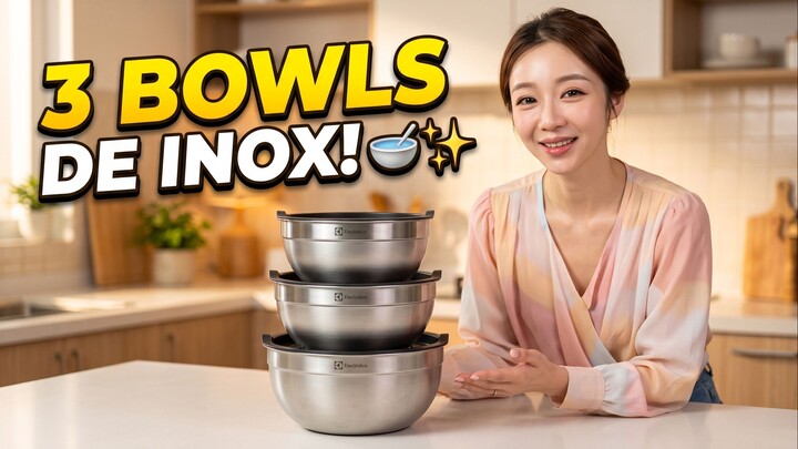 🥣😍 3 Tigelas de Inox Que Facilitam Sua Cozinha! ✨🛒