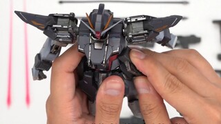 Ganti warna dan model, hati nurani tak terduga? Bandai MB Pitch Black Strike Gundam Unboxing Trial 2