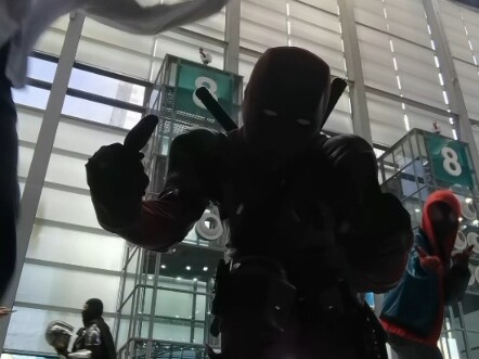 I suspect it's Deadpool himself...