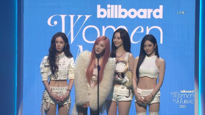 250329 Billboard Women in Music 2025 aespa Group of the Year Cut