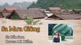 Miền Trung Tang Tóc Đau Thương|SA MƯA GIÔNG - LK Diễm Cover|Video Lyrics