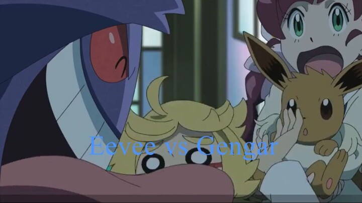 Eevee Scared Gengar (Japanese vs English)