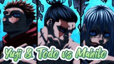 Yuji & Todo vs Mahito anime jujutsu kaisen