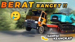 SAMPAI KEANGKAT !! - 5 MODS BUSSID EDISI TRUCK MUATAN ALAT BERAT