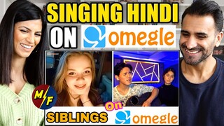 SINGING HINDI MASHUPS ON OMEGLE WITH MY SISTER !! 🤓REACTION!!