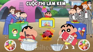 Cuộc Thi Làm Kem Của Shin | Shin Cậu Bé Bút Chì | #CHIHEOXINH