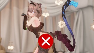 [MMD/Don’t Look at the Tail Challenge 15.0] การเดินแบบแมวที่พี่น้องชอบดู~