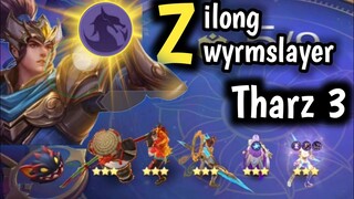 Tharz 3 Cadia Zilong Wyrmslayer Unlimited Shield HP REGEN‼️WTF Zilong | Combo Mager Magic Chess