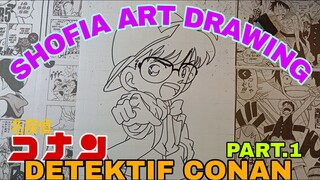 drawing detektif Conan part.1