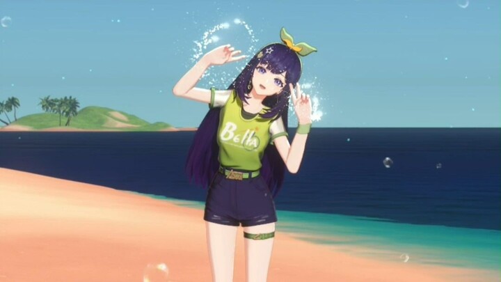 Dancing in the "SUN KISS" VOICE