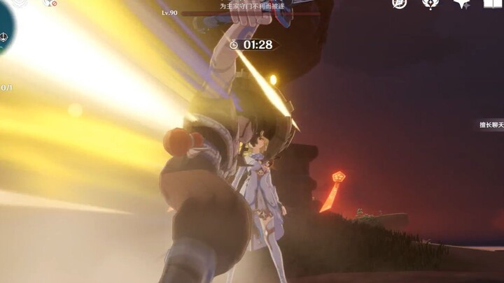 A lone sword fights in a frenzy, yet there’s only one button.