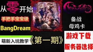 从零开始的手把手宝宝级邦多利萌新入坑教学——第一期《游戏下载和服务器选择》