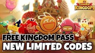 NEW Coupon CODES + FREE Kingdom Pass | Cookie Run Kingdom