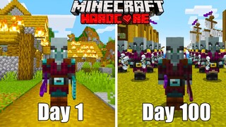 TÓM TẮT 100 NGÀY LÀM KẺ CƯỚP SINH TỒN TRONG MINECRAFT SIÊU KHÓ